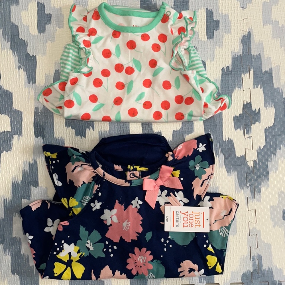 NWT 12 month onesie bundle!